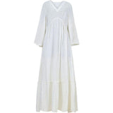 Women'S Waterlily Willa Cover-Up Maxi Dress, White