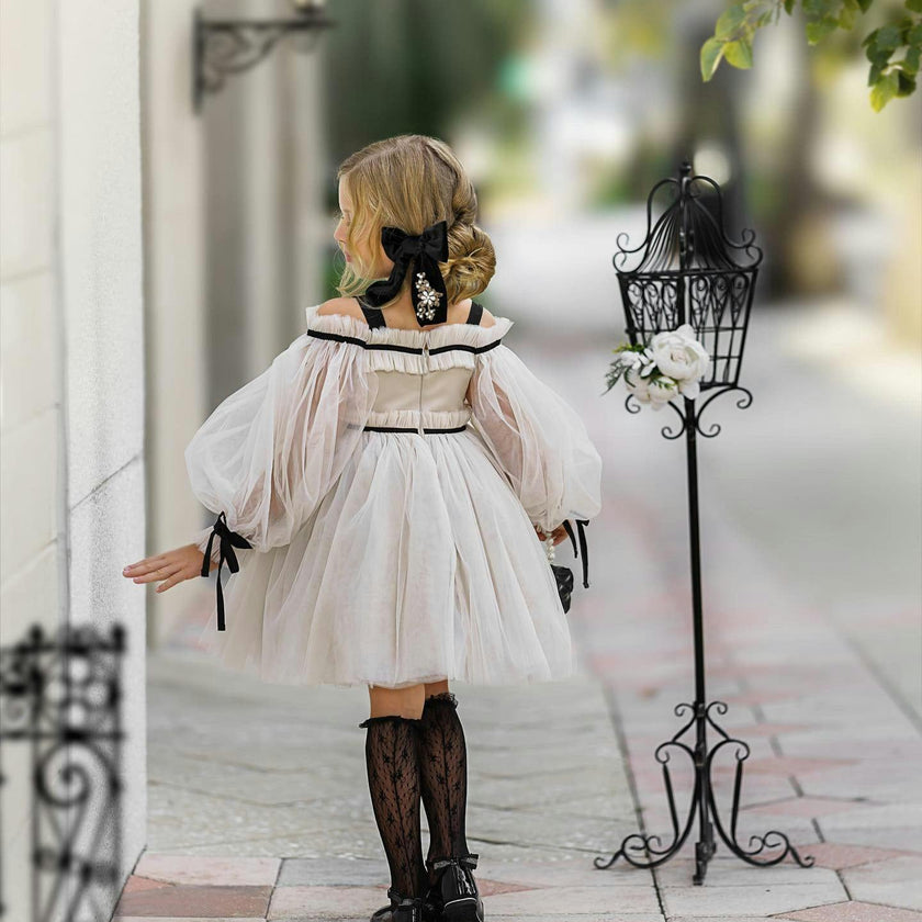 Coco-Caramel Tulle Dress