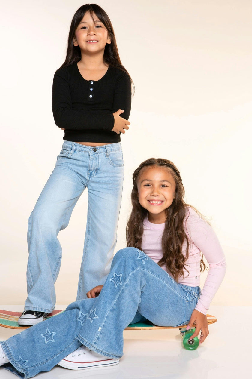 Ultra-Soft Rib Long Sleeve Fitted Henley