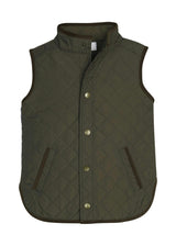 Classic Quilted Vest - Olive