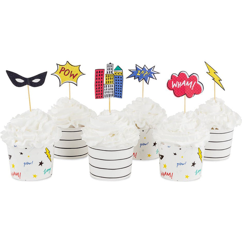 Superhero Cupcake Decorating Set