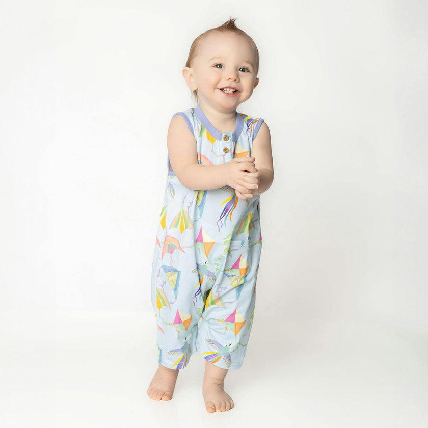 Cleo baby romper shorts | Flying Kites