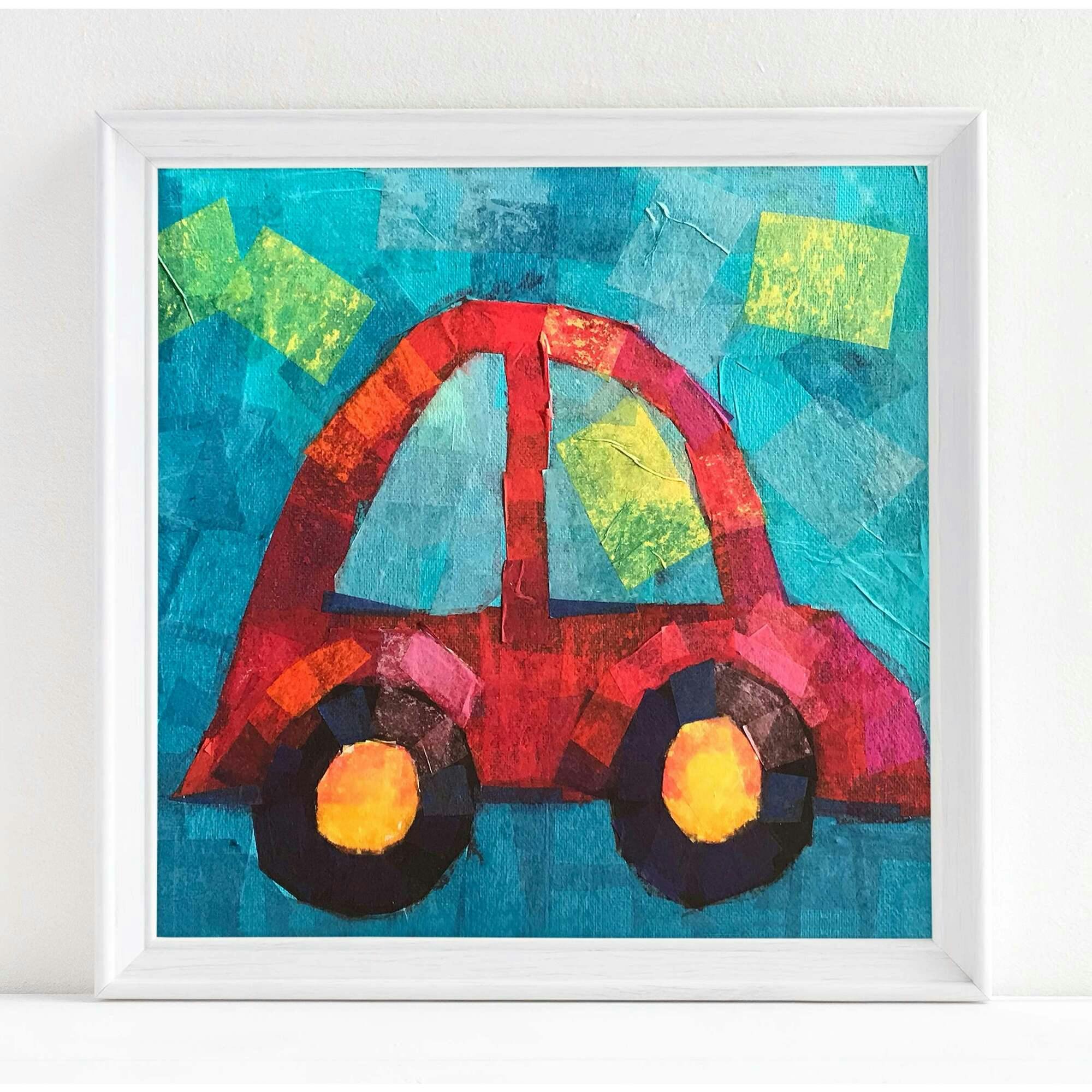 Car Print 11x14 Horizontal Frame