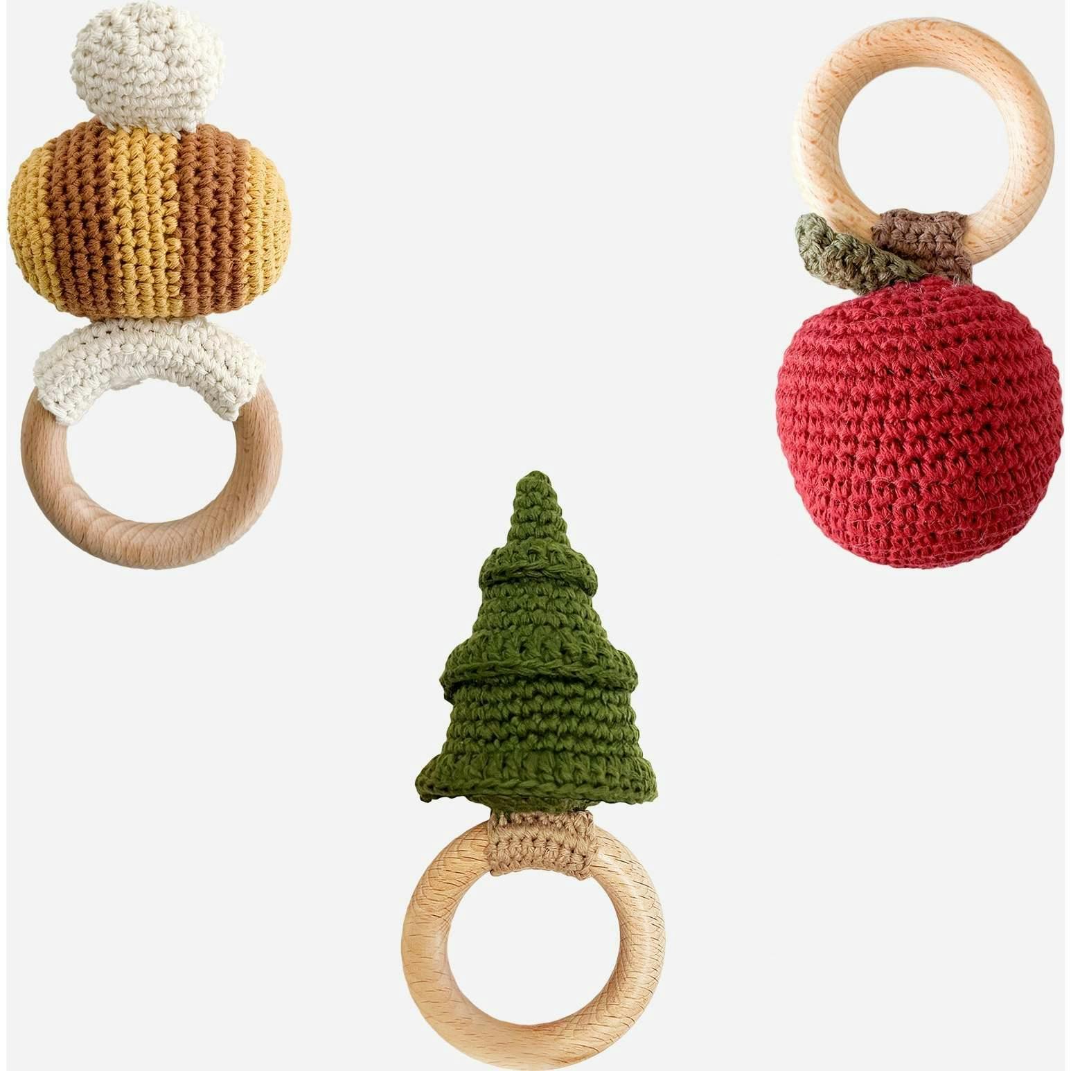 Teether Set - Apple Tree and Bee