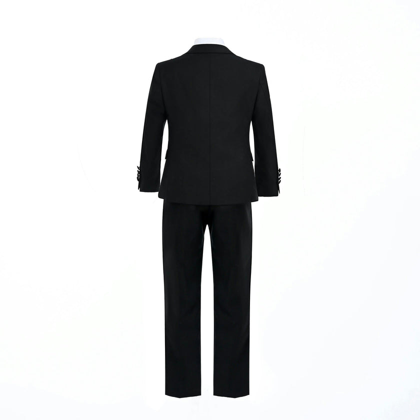 Black Shawl Lapel Wool Suit