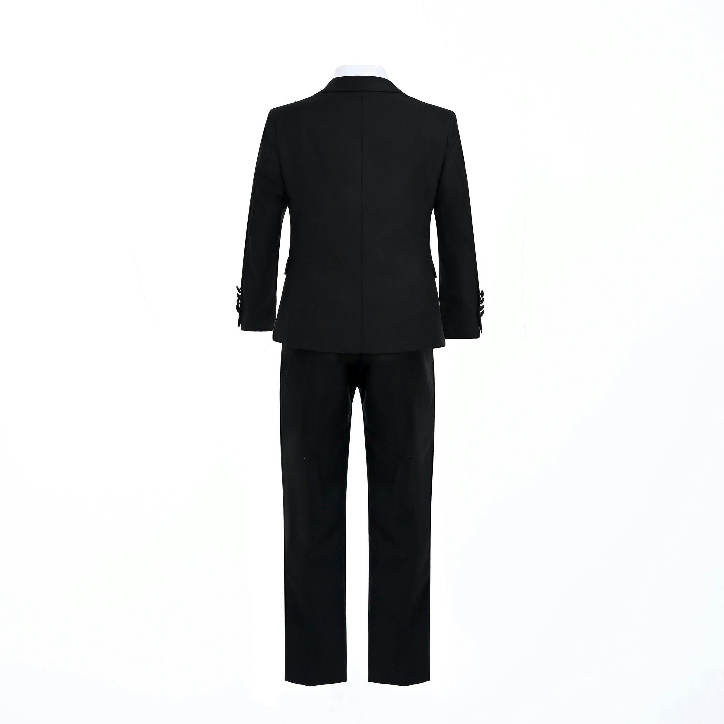 Black Shawl Lapel Wool Suit