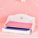 Olivia's Little World Trundle Day Bed with Bedding for 18" Dolls