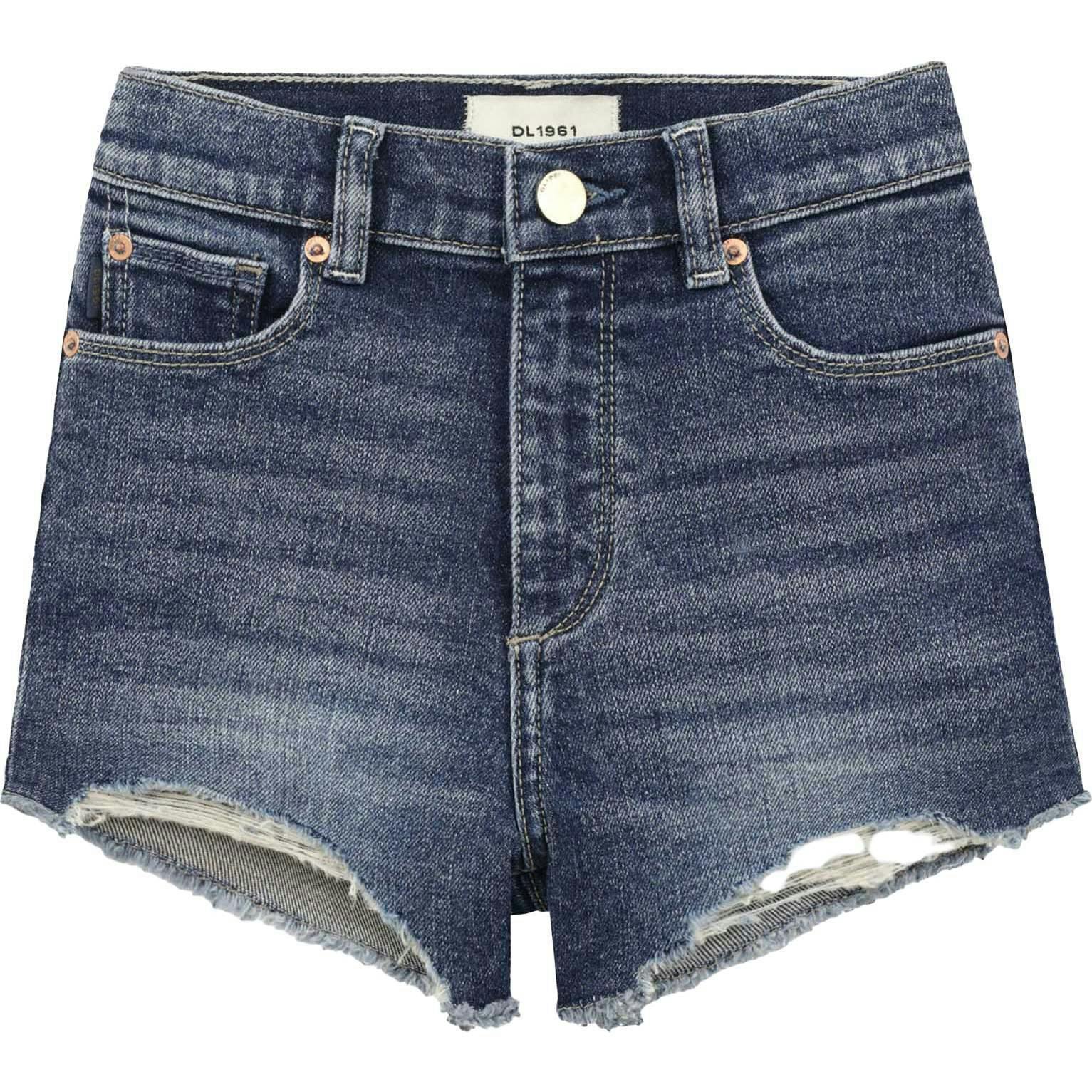 Lucy Jean Shorts High Rise Cut Off | Palmwood