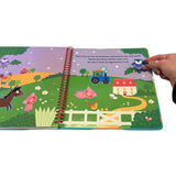 Silicone Sticker Book: Farm