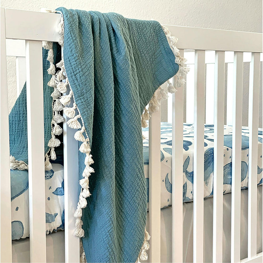 6 Layer Muslin Blanket Riverstone