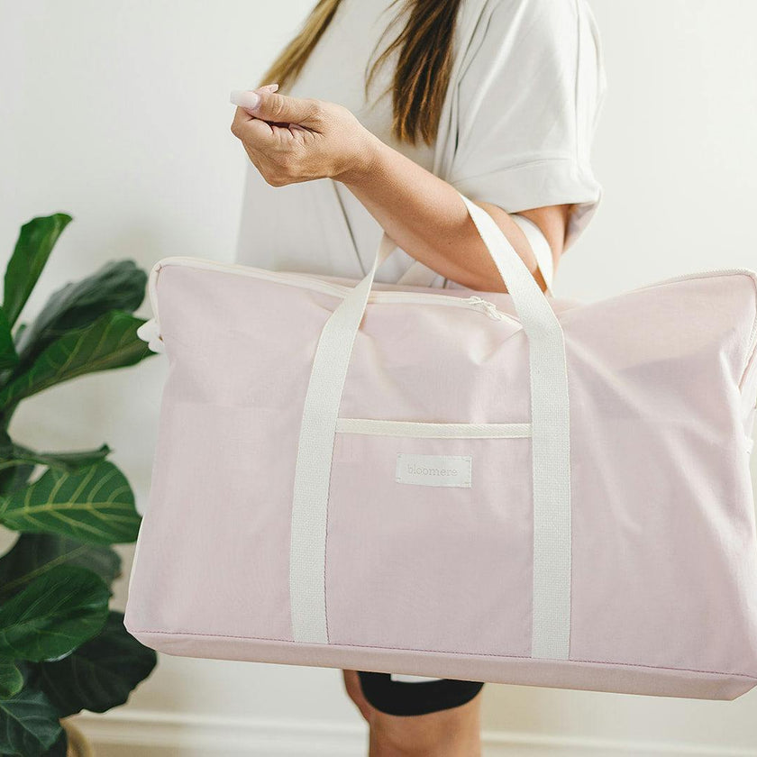 Portable Bedding Set Bags (Light Pink)