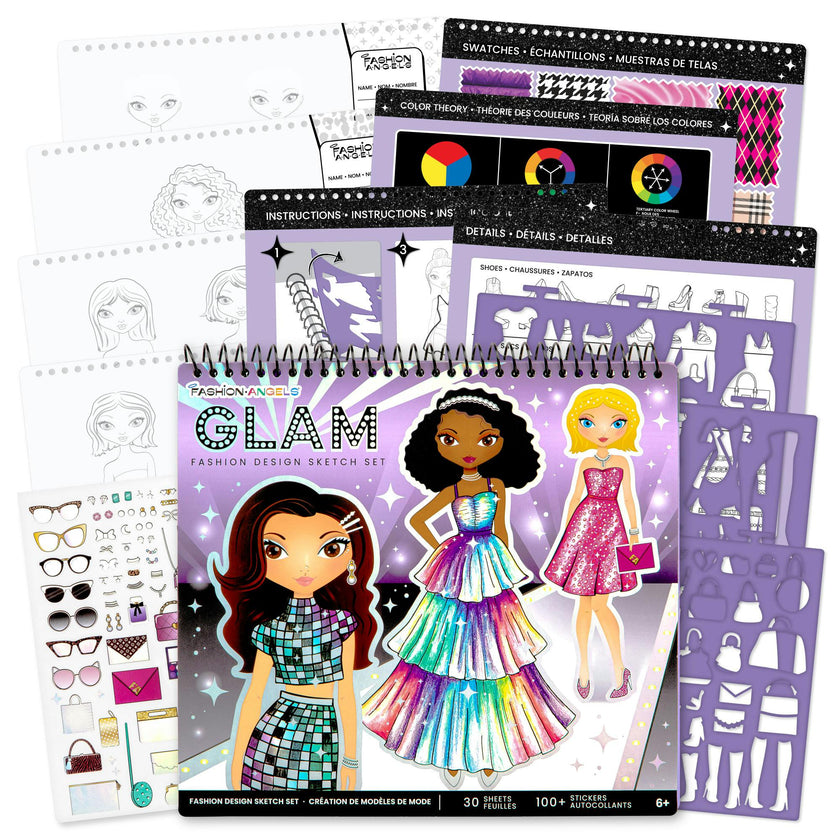 Fashion Design: Sketch Set - Glam