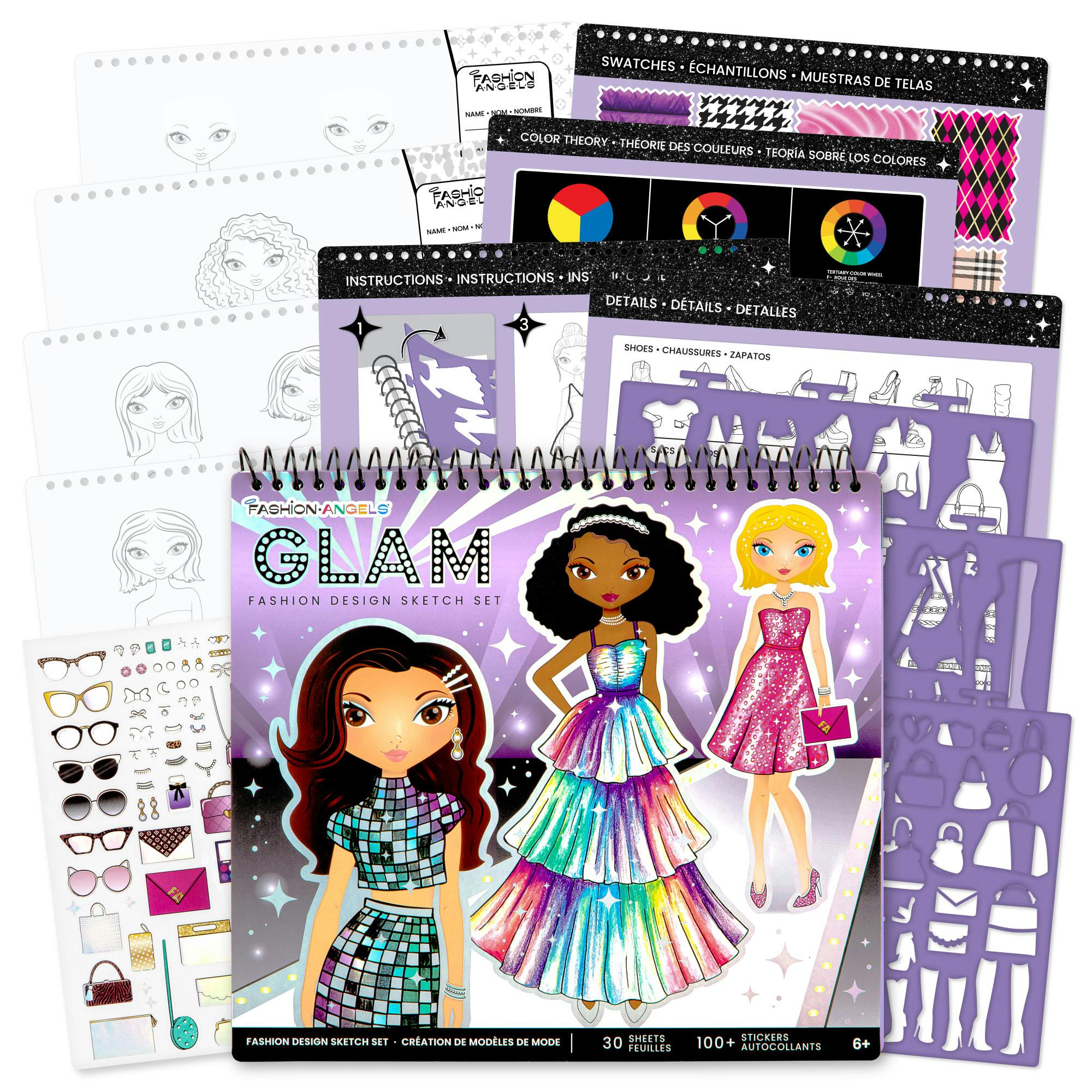 Fashion Design: Sketch Set - Glam