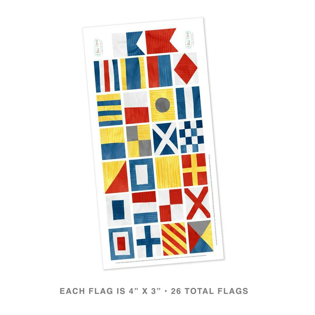 Nautical Flags • Peel-and-Stick Wall Decals