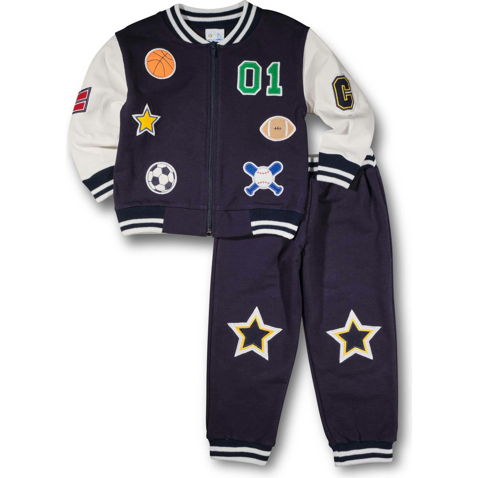 French Terry Varsity Sports Jacket