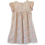 Girls Hannah Dress with Flutter Sleeves | Peach Meadow