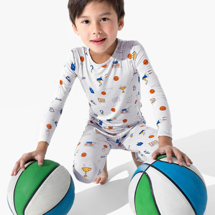 All Star Basketball Bamboo Kids Pajamas