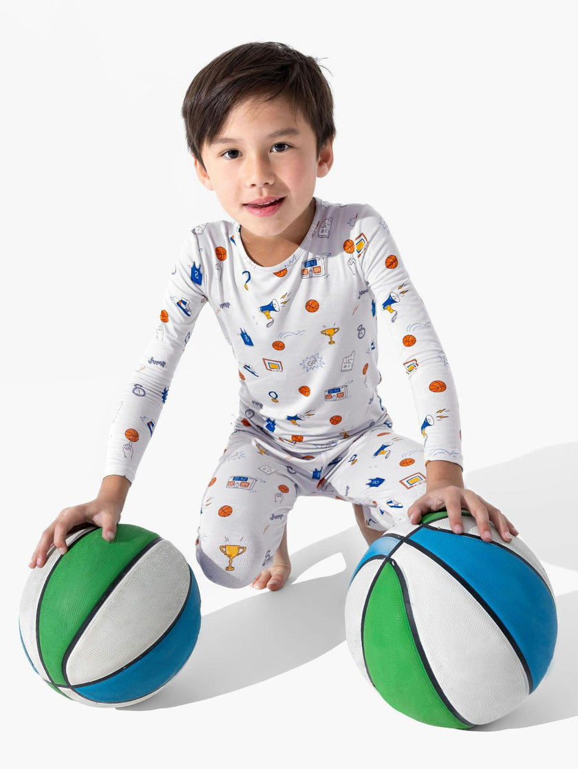 All Star Basketball Bamboo Kids Pajamas