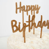Happy Birthday Acrylic Toppers