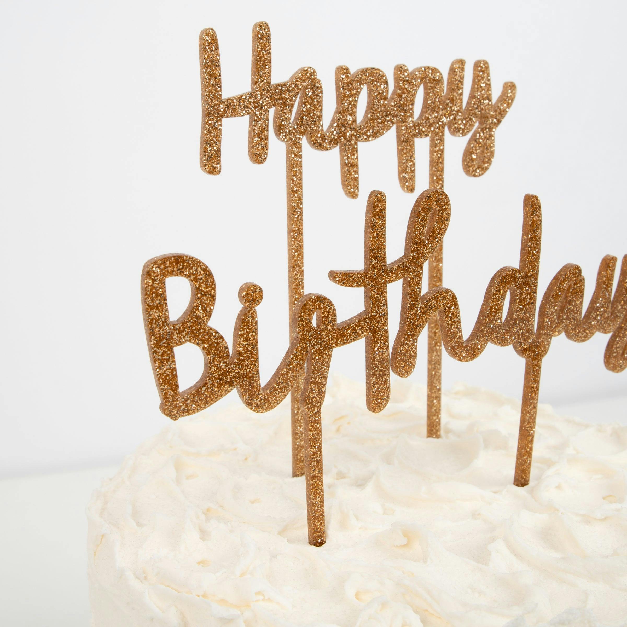 Happy Birthday Acrylic Toppers