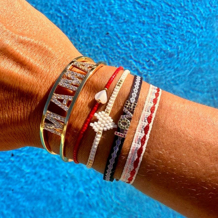 Hydie Heart Beaded Bracelet