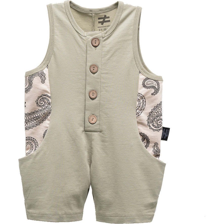 Paisley Trim Bodysuit