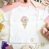 Liberty of London Children's Ice Cream T-Shirt, White