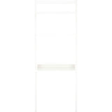 Pamella 2 Shelf Leaning Desk