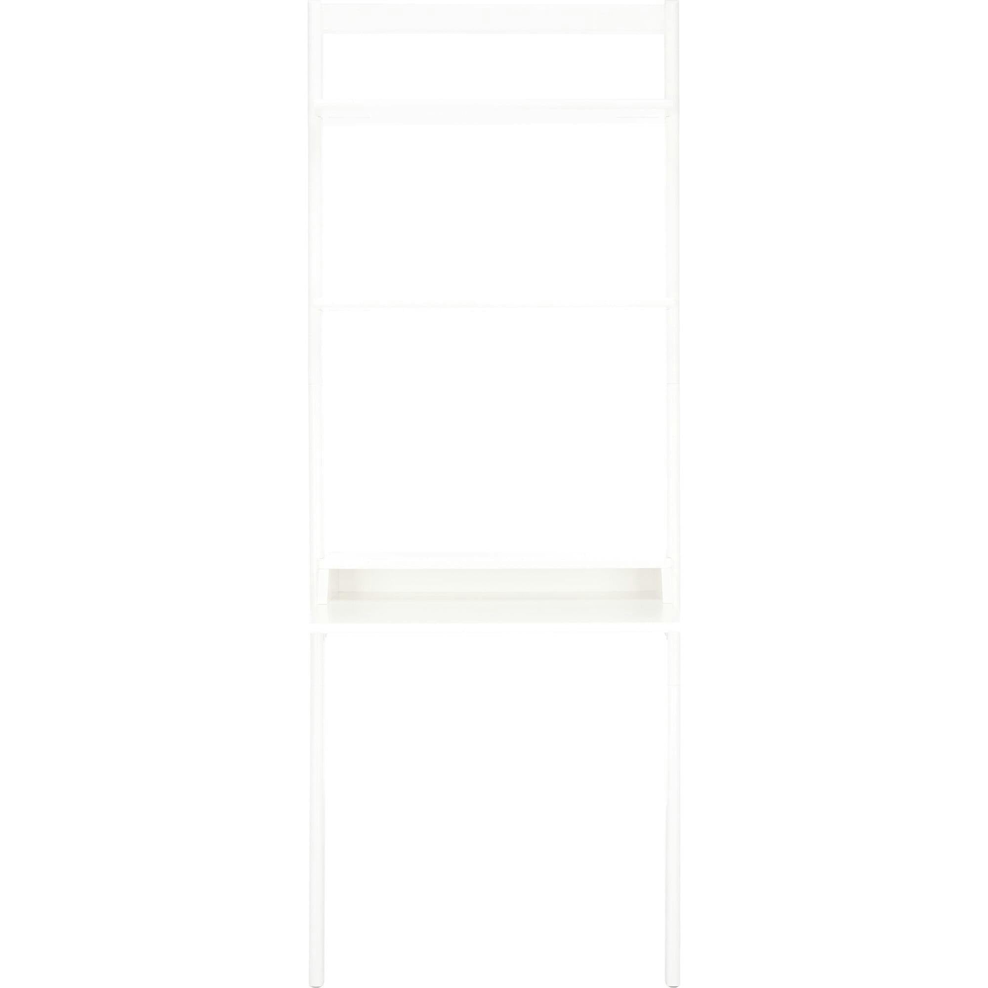 Pamella 2 Shelf Leaning Desk