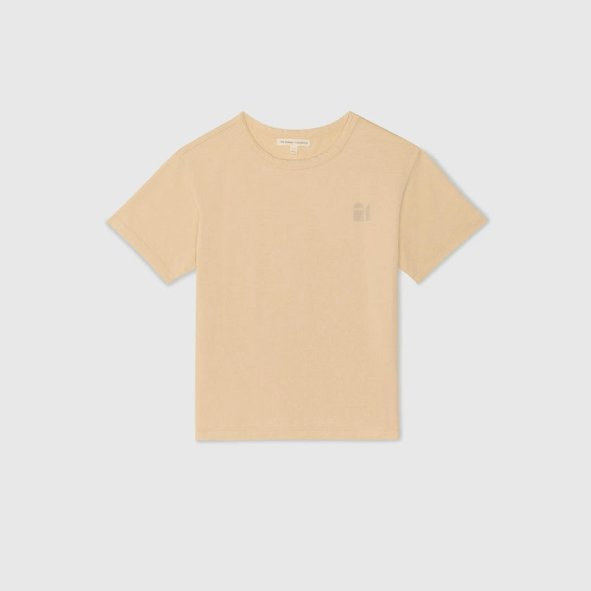 Earth Day Natural Dye Tee in Shortbread