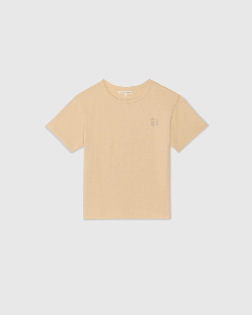 Earth Day Natural Dye Tee in Shortbread