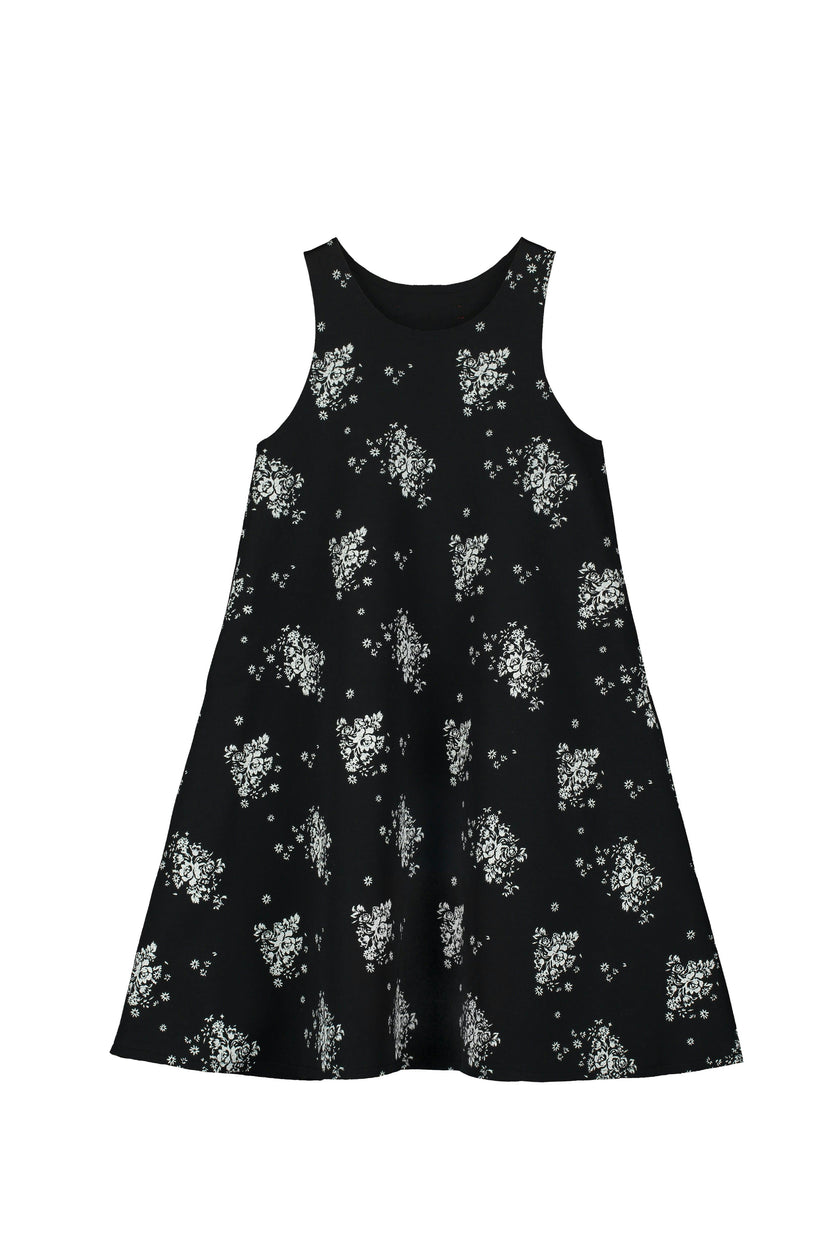 Rosa Apron Dress Black & White