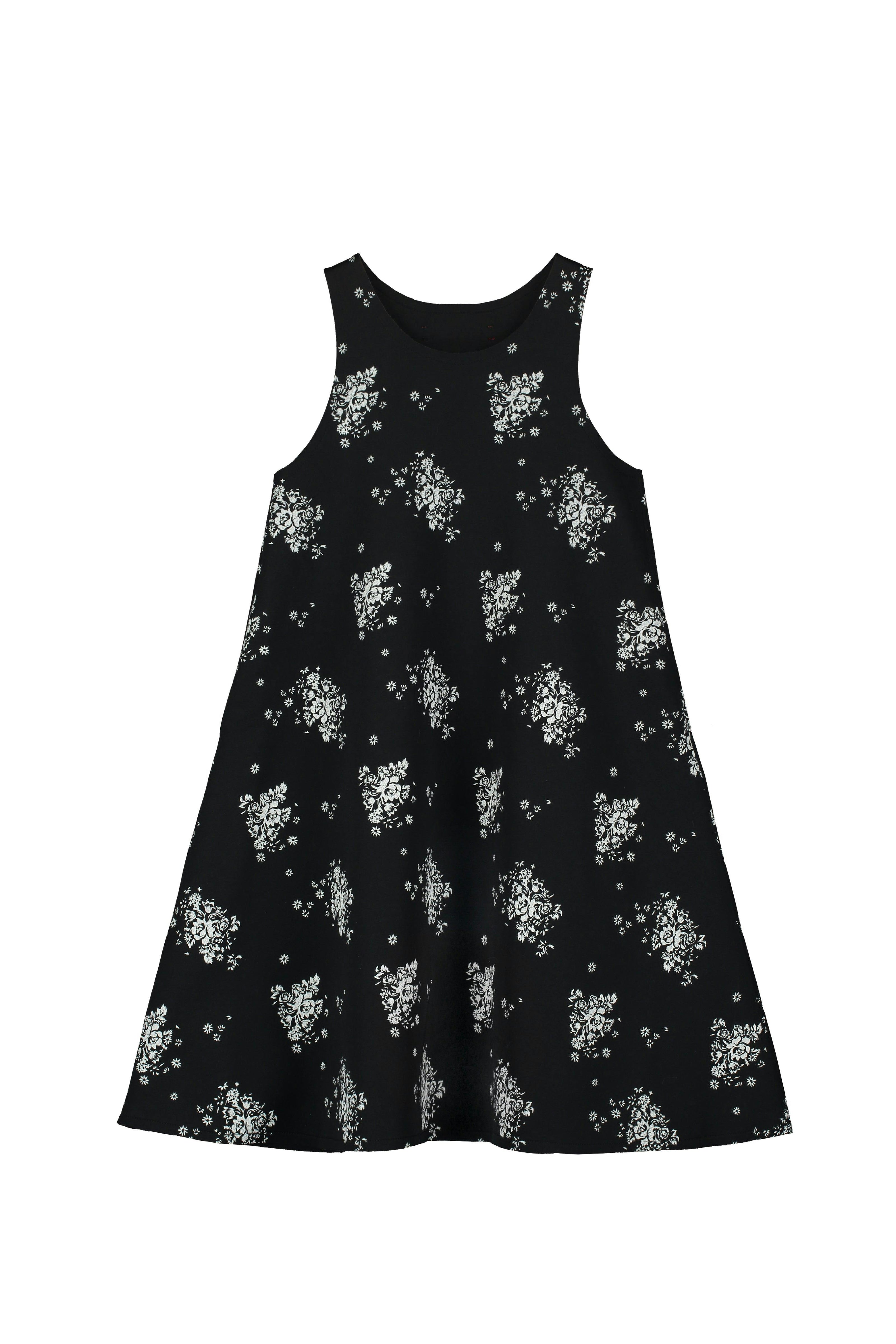 Rosa Apron Dress Black & White