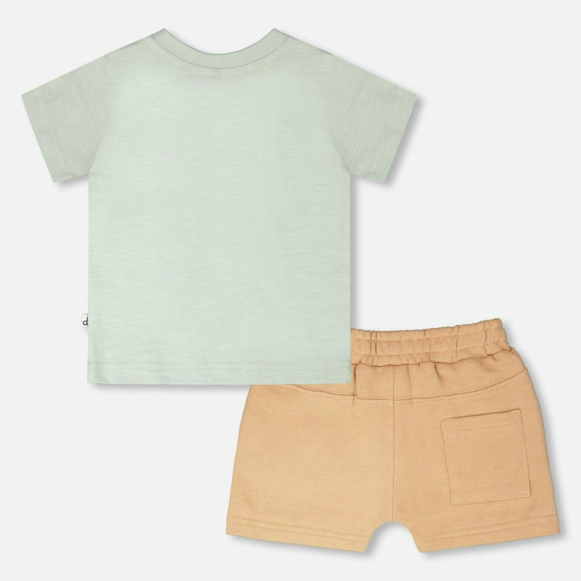 Organic Cotton T-Shirt And Short Set
