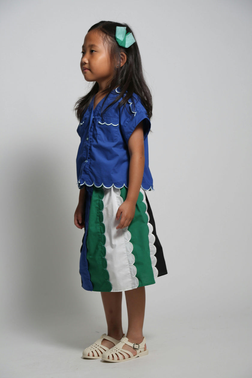 LAUREL SCALLOPED SUMMER SKIRT