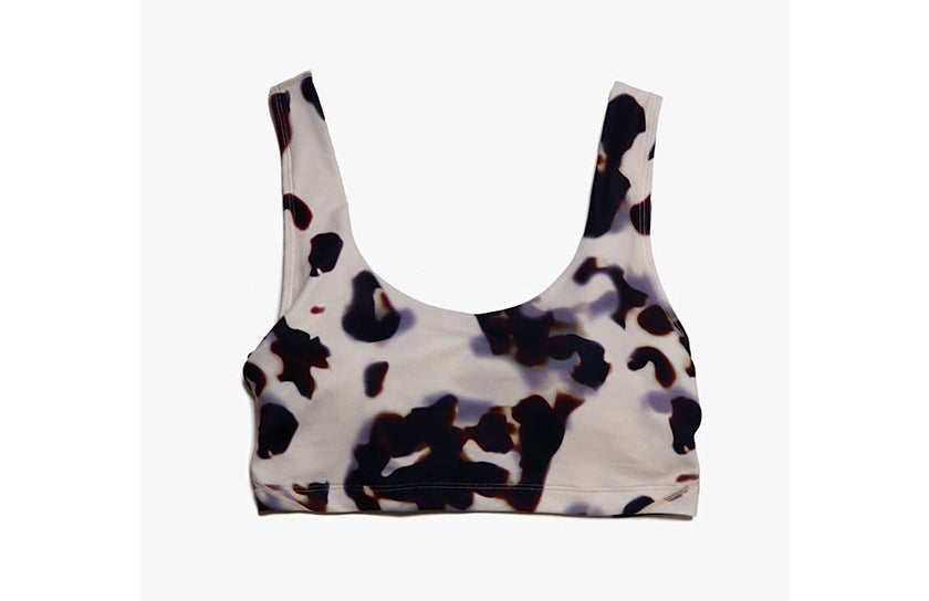Women's Blonde Tortoise Sports Bra