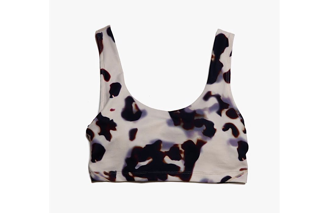 Women's Blonde Tortoise Sports Bra