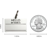 Hello My Name is Pet ID Tag