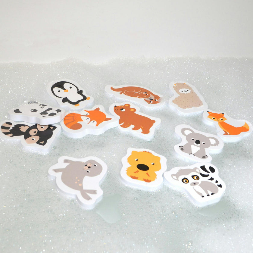 Bath Time: Stickers - Furry Friends
