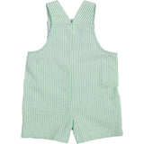 Seersucker Shortall With Skateboarding Gator