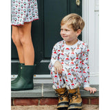 The Organic Long Sleeve Pajama Set [Santas Squad]