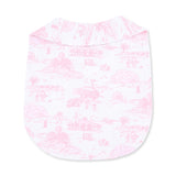 Golf Toile Pink - Feeding Bib