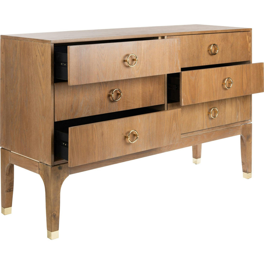Lorna 6 Drawer Contemporary Dresser