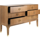 Lorna 6 Drawer Contemporary Dresser