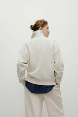 TNS Logo Woman Polo Whisper White Melange