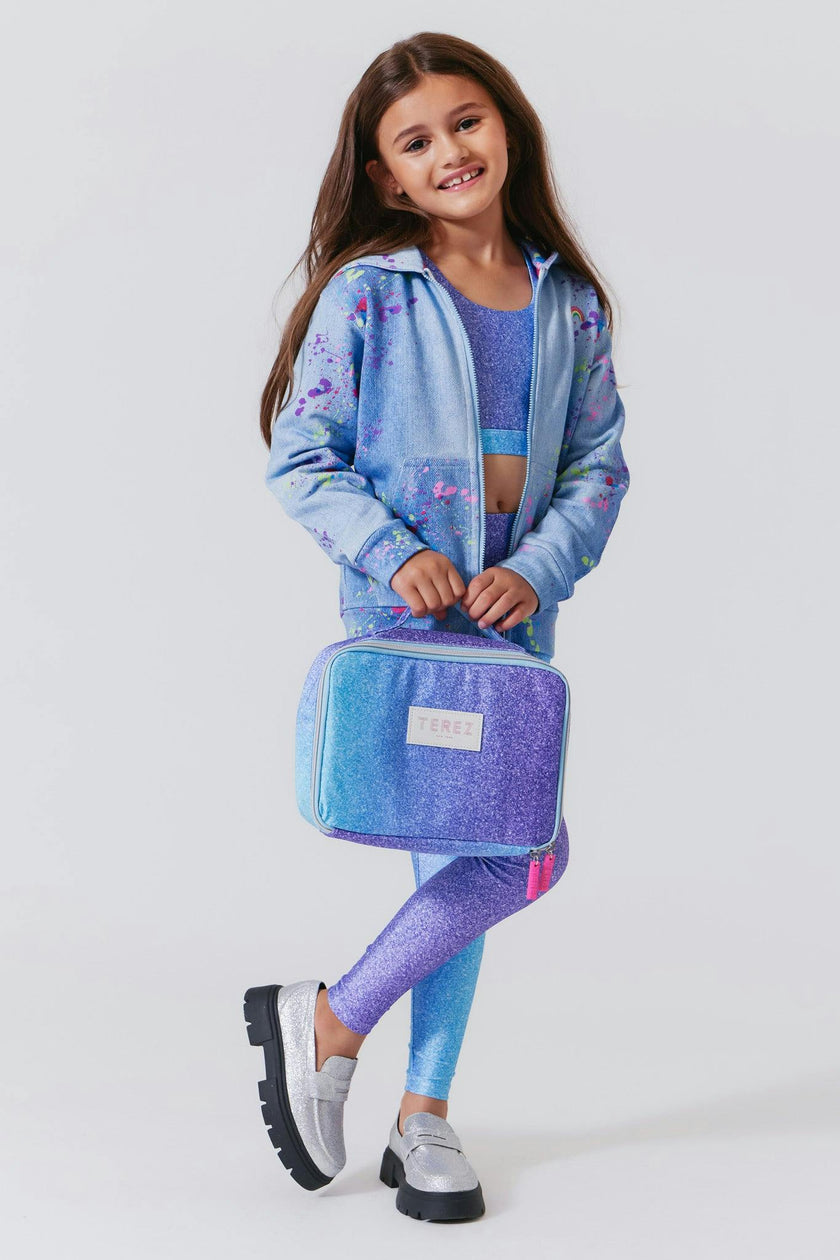 Girls Oversized Drop Shoulder Full-Zip Hoodie