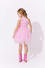 Pink Princess Feather Dress