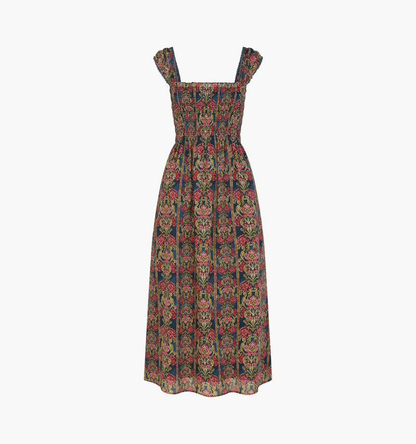 The Harper Nap Dress -  Stowell Medallion Stripe