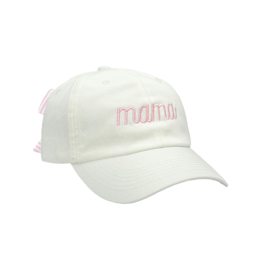 Mama & Mini Bow Baseball Hat Set (Baby & Adult, Youth & Adult)