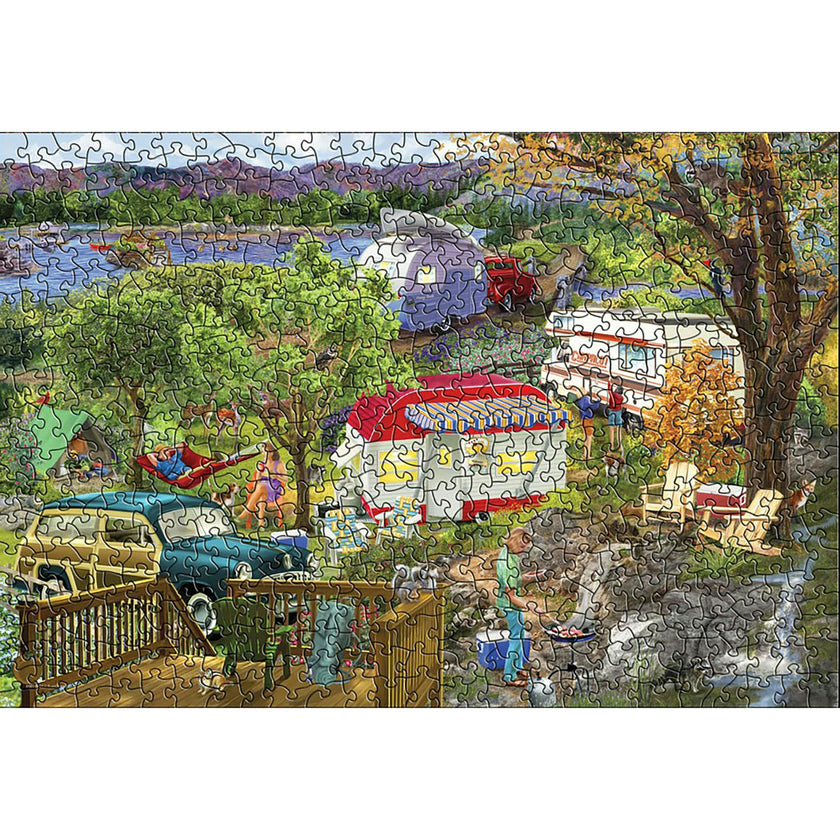 Camping Trailer Tin - 550 PC Puzzle